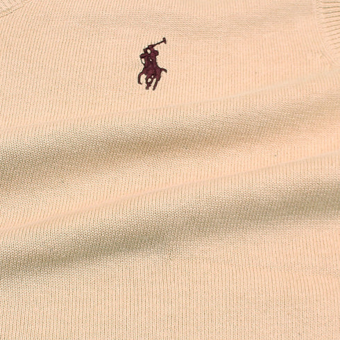 RL Tan Sleeveless Sweater